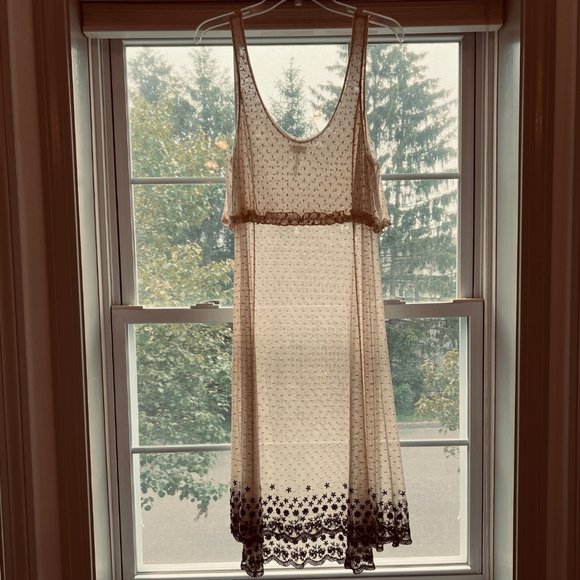 Intimately Free People Embroidered Lace Festival Slip Dress Size Small - Picture 2 of 16